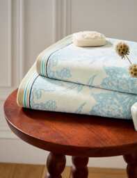 Bedeck of Belfast Pure Cotton Reya/Emira Towel Teal Mix