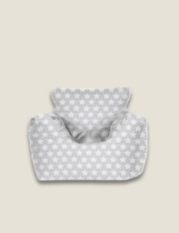 Kaikoo Star Beanbag Chair Silver Grey