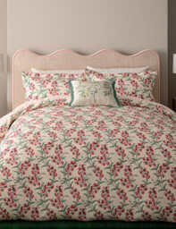 V&A Pure Cotton The Ornamental Tree Cushion Cream Mix