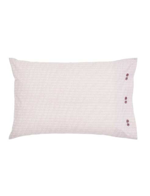 Bedeck of Belfast 2 Pack Umma Pure Cotton Pillowcases Pink