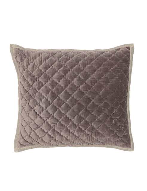 Bedeck of Belfast Pure Cotton Claudia Quilted Pillowcase Dusky Rose