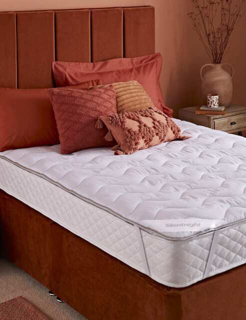 Silentnight Heat Genie Self Heating Mattress Topper White