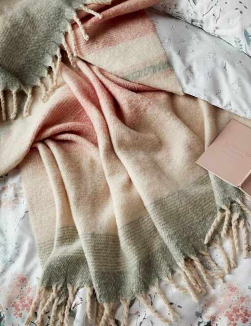 Laura Ashley Ortonby Throw Multi