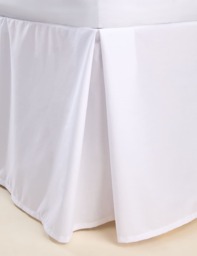 M&S Egyptian Cotton 230 Thread Count Crisp Valance Ice White