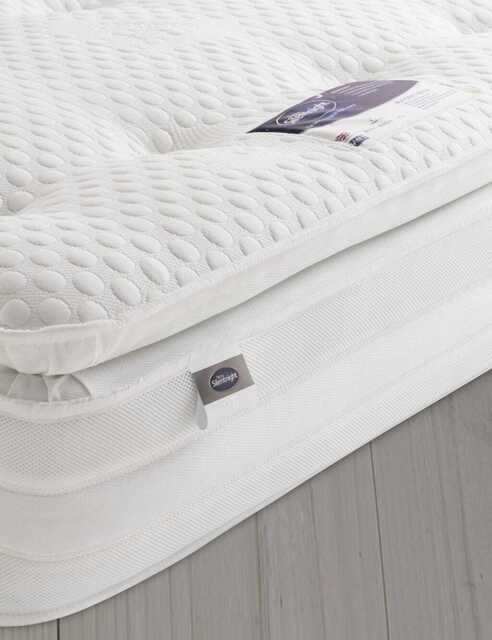 Silentnight 2000 Geltex Pocket Pillowtop Soft Mattress White