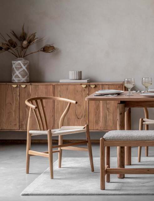 Gallery Direct Set of 2 Whitney Dining Chairs Natural