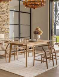 Gallery Direct Nord 6-8 Seater Extending Dining Table Oak