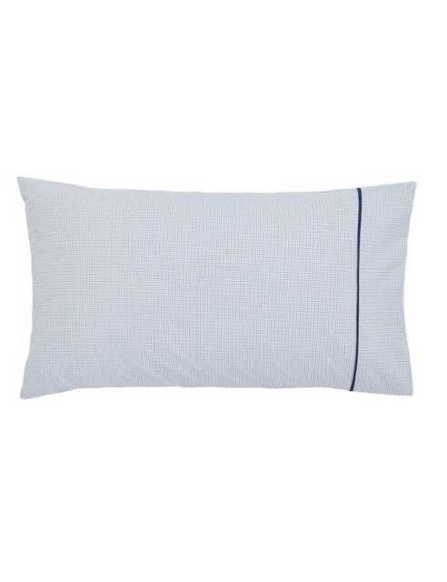 Bedeck of Belfast 2 Pack Kayah Pure Cotton Pillow Cases Indigo Mix