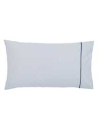Bedeck of Belfast 2 Pack Kayah Pure Cotton Pillow Cases Indigo Mix