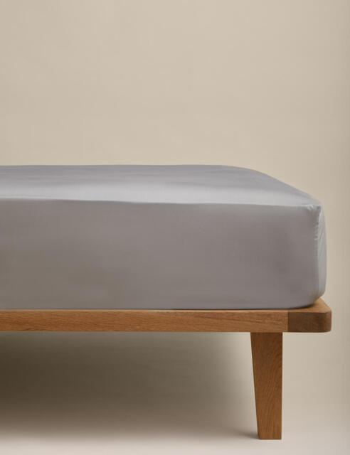 M&S Egyptian Cotton 230 Thread Count StayPut Fitted Sheet Marble