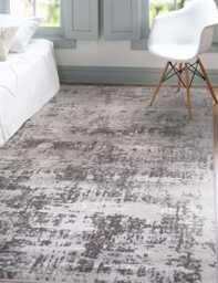 Asiatic Mist Luxe Abstract Rug Silver Mix