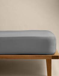 M&S Stay Cool Lyocell Rich Extra Deep Fitted Sheet Marble