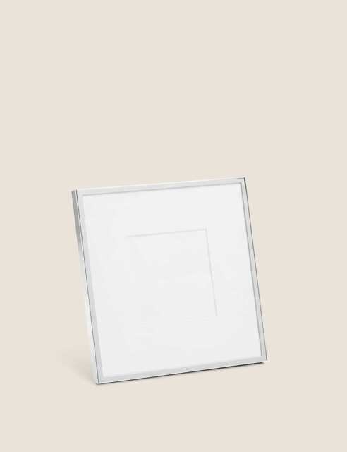M&S Collection Elegant Photo Frame 3x3 inch - Silver, Silver