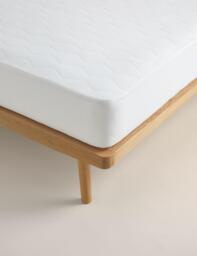 M&S Pure Cotton Extra Deep Mattress Protector White