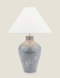 Laura Ashley Pussywillow Ceramic Table Lamp Grey