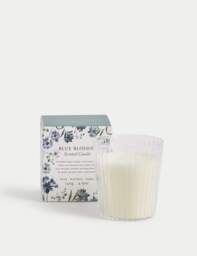 Signature Blue Blossom Scented Candle Blue Mix