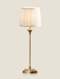 Laura Ashley Hemsley Metal Table Lamp Antique Brass