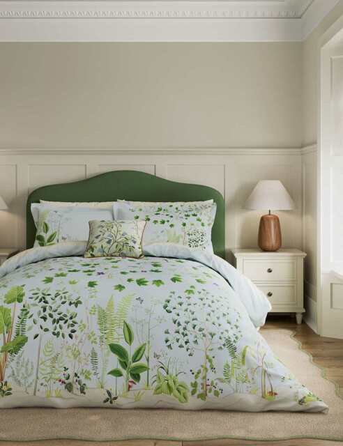 Sanderson Sycamore & Oak Bedding Set Blue Mix