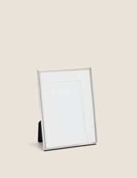 M&S Collection Elegant Photo Frame 4x6 inch - Silver, Silver