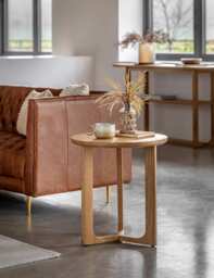 Gallery Direct Craft Round Side Table Natural