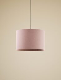 M&S Velvet Lamp Shade Blush