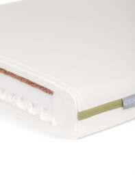 Mamas & Papas Premium Dual Core+ Cotbed Mattress White