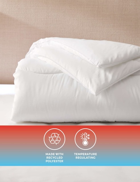 M&S Body Temperature Control 13.5 Tog Duvet White