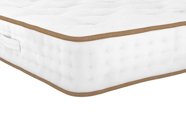 M&S 1500 British Wool Pocket Spring Medium Mattress White