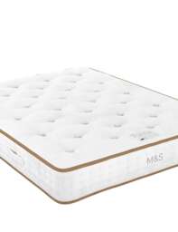 M&S 1500 British Wool Pocket Spring Medium Mattress White