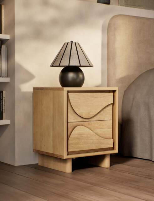 Gallery Direct Avery Bedside Table Natural