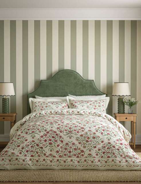 Sanderson Pure Cotton Ottoman Bedding Set Multi