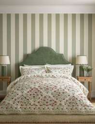 Sanderson Pure Cotton Ottoman Bedding Set Multi