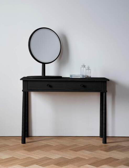 Gallery Direct Wycombe Dressing Table with Drawer Black