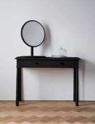 Gallery Direct Wycombe Dressing Table with Drawer Black