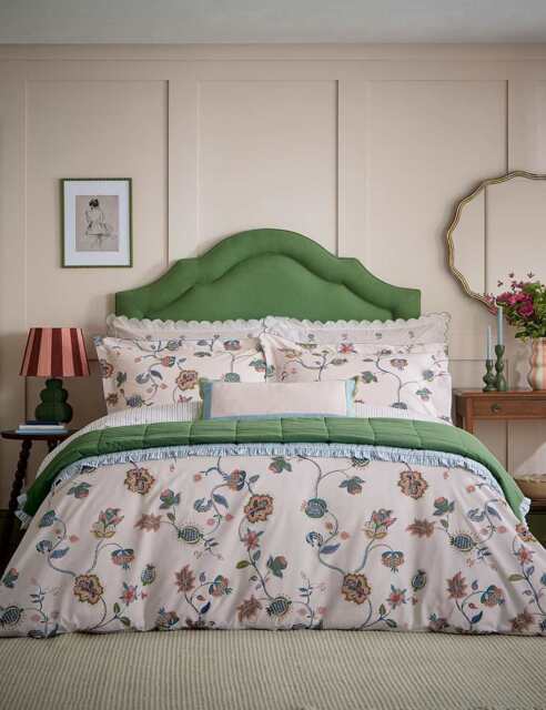 Joules Pure Cotton Tree of Life Bedding Set Multi