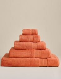 M&S Egyptian Cotton Towel Orange