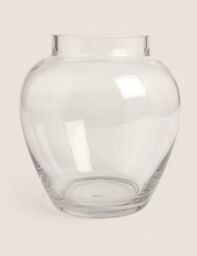 M&S Large Urn Vase - Clear, Clear