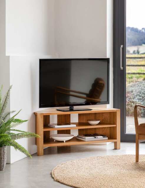 Gallery Direct Sonoma™ Corner TV Unit Oak