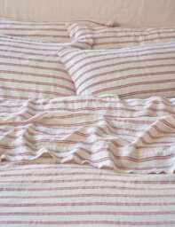 Piglet In Bed 2 Pack Linen Rich Kemptown Pillowcases Red Mix