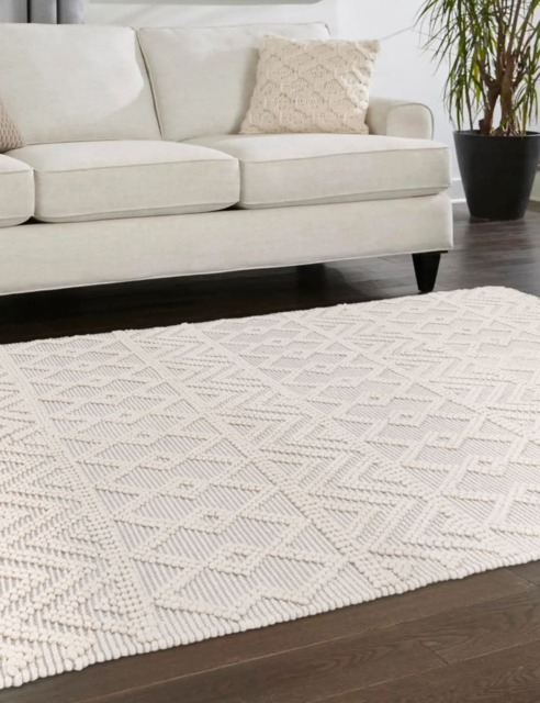 Asiatic Asra Pure Wool Rug Grey Marl