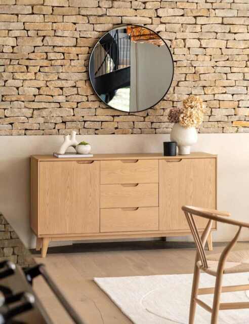 Gallery Direct Nord Extra Large Sideboard Oak