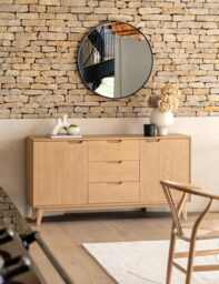 Gallery Direct Nord Extra Large Sideboard Oak