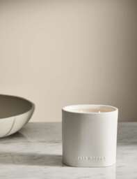 M&S X Kelly Hoppen No. 1 Fragrance Oval Ceramic Candle 800g White Mix
