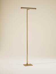 M&S Banker's Floor Lamp Antique Brass