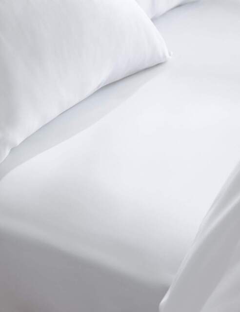 M&S The Ultimate Soft & Silky Multi-Depth Fitted Sheet White