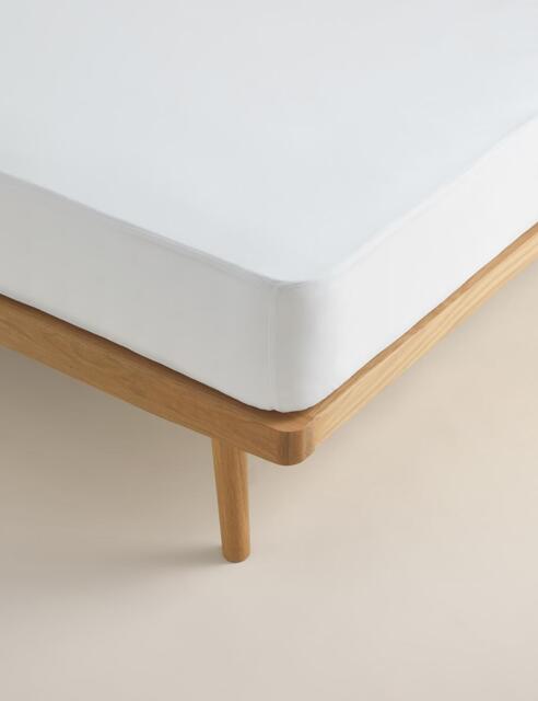 M&S Pure Cotton Waterproof Extra Deep Mattress Protector White