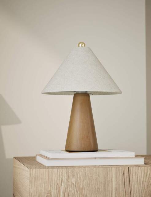 M&S Rechargeable Touch Table Lamp Natural