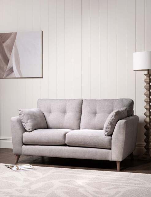 BARKER AND STONEHOUSE Ellis Medium 2 Seater Sofa Light Grey