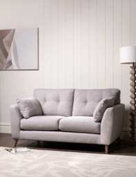 BARKER AND STONEHOUSE Ellis Medium 2 Seater Sofa Light Grey