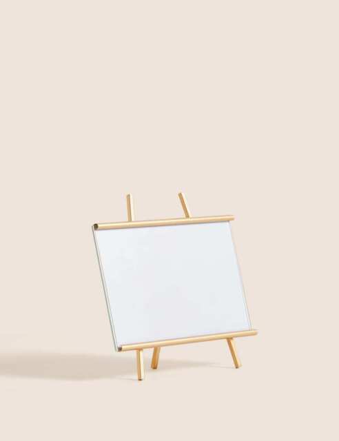 M&S Metal Easel Photo Frame 4x6 inch Gold